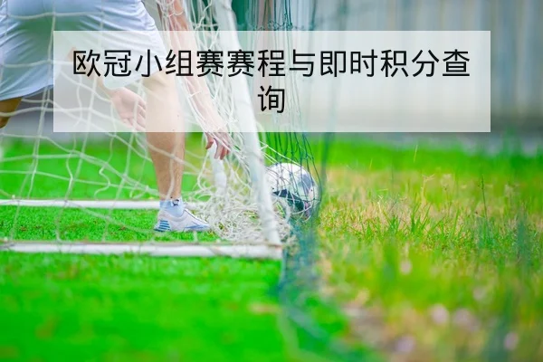 欧冠小组赛赛程与即时积分查询